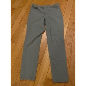 Jessica Simpson, women's casual green high rise skinny ankle cotton pants size 4
